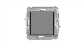 Icon Mechanizm Łącznika Jednobiegunowego Szary Mat 27Iwp-1