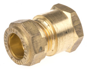 Mocowanie zaciskowe mosiężne, RS PRO Mosiądz