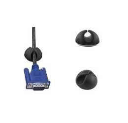 Organizer do kabli czarny - 6 szt.