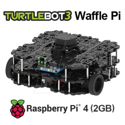 901-0119-201 Robotis TurtleBot3 Waffle Pi, Raspberry Pi 4 (2GB)