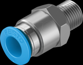 153004 Screw connection, straight, with external hexagon R1/8 &lt;&gt; dia. 8