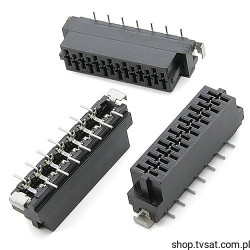 BTFN14S-3SS Socket 2 x 7 Pin SMD FCICONN