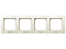 AS Ramka 4 poczwórna do wyłączników IP44 ecru RH-4G/27 OSPEL