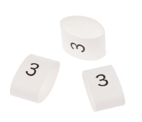 Oznaczniki kabli Termokurczliwy TE Connectivity zakres 4 → 12mm ilość 100