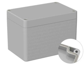 Obudowa ogólnego użytku ekranowana Szary IP66 Silikon, 80 x120 x85mm, RS PRO 5U3