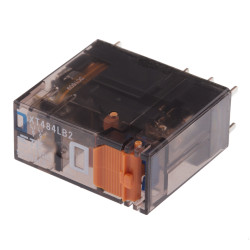 Przekaźnik mocy 12V dc DPDT TE Connectivity, montaż PCB 360Ω Otwór przezierny