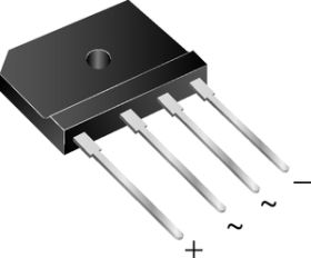GSIB1520N Single-Phase Single In-Line Bridge Rectifiers