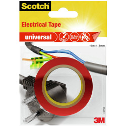3M 4401RED Universal Electrical Tape Scotch® Red 10 m x 15 mm 1 pc