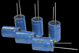 WEC3R0 256QG Super capacitor, 25 F, 3 V, 16 x 25 mm