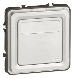 SOLIROC Przycisk przełączny 1P z etykietą 6A 230V IP55 IK10 077843