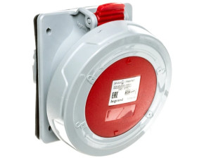 Gniazdo tablicowe 5P 32A 400V czerowne IP67 P17 TEMPRA PRO