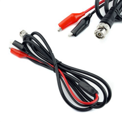 Kabel pomiarowy BNC z krokodylkami do oscyloskopu 1.5m