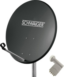 Schwaiger SPI5501SET4 Antena satelitarna bez odbiornika Ilość uczestników: 4