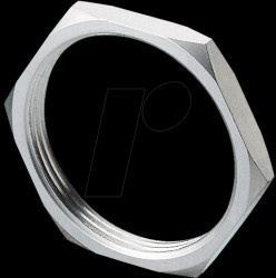 66358 Hexagon nut for panel plugs and couplers