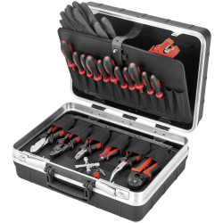 Cimco 170605 Toolbox 21-Piece Sturdy Impact-Resistant Lockable