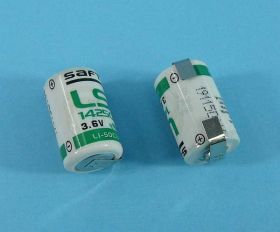 LS-14250-CNR 1/2AA SAFT 3,6V/0,95Ah BATEIA LITOWA WYPROWADZENIA OSIOWE BLASZKI