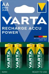 Akumulator AA/R06 Varta RECH.AC.Power AA2100mAh BLI4 56706101404, NiMH, 2100 mAh, 1.2 V, 4 szt.