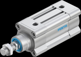 2098970 Standard cylinder, DSBC, dia. 50 mm, M16x1.5, G1/4, PPVA