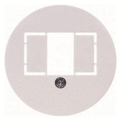 1930 Element centralny do gniazda przyłączeniowego TAE i gniazda głośnikowego stereofonicznego biały 1040