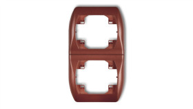 Trend Ramka Pionowa Podwójna Brązowy Metalik 9Rv-2