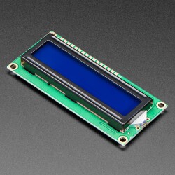 Standard LCD 16x2 + extras (white on blue)