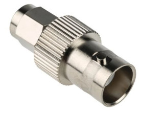 Adapter RF, 50, Męski SMA - żeński BNC, 4GHz