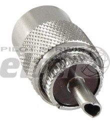 Wtyk UHF CB UC1 na RG58 nakręcany