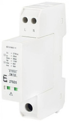 Ogranicznik przepięć typ T2+T3 (C+D) ETITEC CM T23 275/20 2+0 RC do instalacji mieszkaniowych 002440651