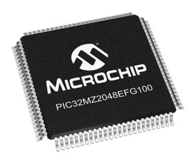 Mikrokontroler Microchip PIC32 TQFP 100-pinowy Montaż powierzchniowy MIPS® MicroAptiv™ 160 kB (Boot Flash), 2,048 MB