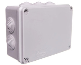 Puszka n/t hermetyczna pusta z membranami 158x118x67 IP65 szary PH-2C.3 28.203