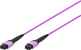 kabel światłowody szklane, Ethernet przemysłowy, do światłowodów Digitus DK-2566-20/4, 1 szt., RJ45, 20 m, fioletowy, cz