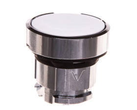 Napęd przycisku biały bez podświetlenia z samopowrotem ZB4BA1