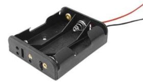 KOSZYK NA 3 BATERIE AA PŁASKI (KOSZ-02058)