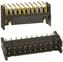 Wtyk PCB 20-pinowe raster: 2.0mm 2-rzędowe Hirose Przewlekany 2.0A 250.0 V.