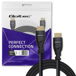 Qoltec Kabel HDMI v2.1 Ultra high speed 8K 60Hz 26AWG GOLD 5m