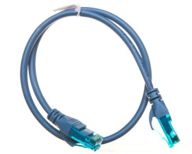 Kabel krosowy (Patch Cord) U/UTP kat.5e niebieski 0,5m DK-1512-005/B