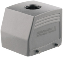 Grommet housing, size B32, die-cast aluminum, M32, straight, cross bow locking, IP65, 1788430000