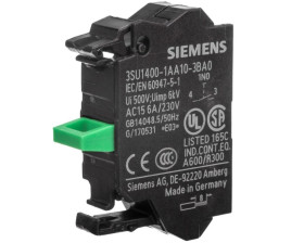 Blok styków 1Z montaż czołowy przyłącze sprężynowe SIRIUS ACT 3SU1400-1AA10-3BA0