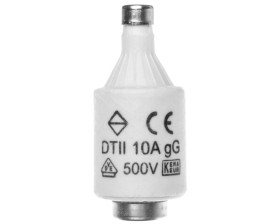 Wkładka bezpiecznikowa BiWtz 10A DTII gG 500V LE2710