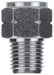 Adapter gwintowany typu przejściówka, 100 barów, złącze A: NPT 1/4 złącze B: G 1/4 Mosiądz 176-1114 /10szt./
