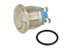 Przełącznik; przyciskowy; ABS19S-Q0; OFF-(ON); 1 tor; monostabilny; na panel; 5A; 250V AC; IP67; YUMO; RoHS