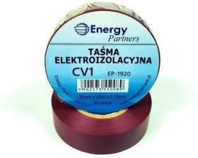Taśma elektroizolacyjna PCW (19mm x 20m x 0.13mm) brązowa