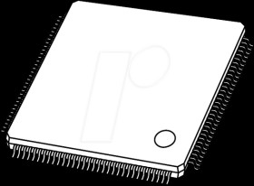 S1D13505F00A200 LCD controller, STN/TFT, 800x600px, QFP-128