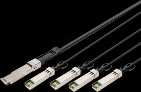 DN-81325 Breakout cable QSFP+ &gt; 4x SFP+, 5 m