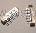 WN 10R Złącze męskie kątowe 10 styków r= 1,25mm