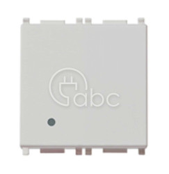 Przycisk dzwonkowy, NO, 10 A, 2M, srebrny, 14008.2.SL