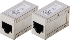 Digitus AT-AG-8-8-C6S-2 obudowa łącznika RJ45 Ilość pinów 8 srebrny 2 szt.