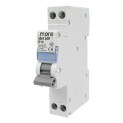 Wyłącznik różnicowo-prądowy z członem nadprądowym 1P B10A 30mA typAC