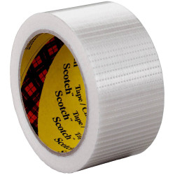 Scotch 8959 Filament Tape 50m x 50mm Strong BOPP Synthetic Rubber