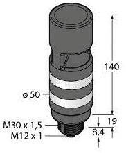 Sygnalizator łączony Turck TL50BLR2Y1AOS3CQ